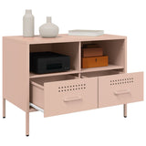 TV Cabinet Pink 68x39x50.5 cm Steel 843044