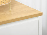 Kitchen Sideboard, Storage Cabinet with Double Doors and Adjustable Shelf for Living Room, Entryway, T3398P343017