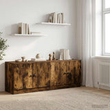 Bed Cabinet 2 pcs Smoked Oak 66 x 35 x 48 cm Engineered Wood 893719