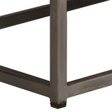 TV Cabinet Recycled Teak and Steel 120x30x40 cm 246281