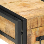 ZNTS Nightstands 2 pcs 40x40x40 cm Solid Mango Wood 4016707