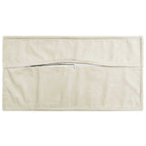 Cushion Cover 6 pcs HOUTEN Cream 40 x 70 cm Microfiber Fleece 917873