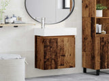 Bathroom Vanity Unit with Tap Old Wood 45.5 x 25.5 x 84 cm 889489