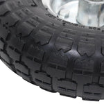 Sack Truck Wheels 4 pcs Rubber 4.10/3.50-4 142976
