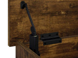 Storage Box Smoked Oak 60 x 40 x 49.5 cm Engineered Wood 8013670