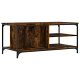 Coffee Table Smoked Oak 100x50x45 cm Engineered Wood 835306