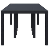 Garden Table Anthracite 300 x 100 x 73 cm Poly Rattan 3378520