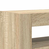 Sideboard Sonoma Oak 116 x 30 x 75 cm Engineered Wood 3333878