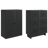 Cabinet Set 2 pcs 66 x 34.5 x 90 cm Engineered Wood 3416377