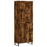 Highboard Smoked Oak 69,5x34x180 cm Engineered Wood 3199582