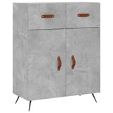 Highboard Concrete Grey 69,5x34x180 cm Engineered Wood 3198125