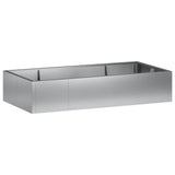 Retaining Wall 6 pcs 200 x 100 x 40 cm Galvanised Steel Silver 3449231