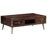 Coffee Table Solid Reclaimed Wood 100x60x35 cm 245918