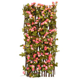 Artificial Ivy Trellis Expandable 5 pcs Dark Pink 180x60 cm 366579
