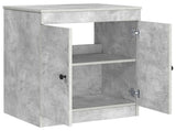 Bathroom Cabinet Concrete Grey 54 x 41 x 70 cm Engineered Wood 890125