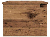 Storage Box Old Wood 90 x 35 x 35 cm Engineered Wood 868711