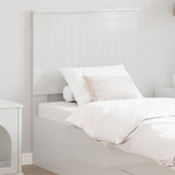 Headboard with Headboard Gloss White 75 cm Engineered wood 887829