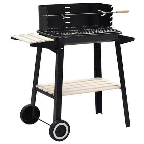 Charcoal BBQ Stand with Wheels 45367