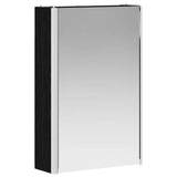Bathroom Mirror Cabinet Black Oak 33 x 11.5 x 50 cm 889216