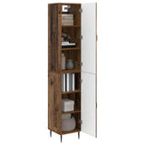Cabinet Set 2 pcs Old Wood 33 x 34.5 x 89.5 cm Engineered Wood 3416635