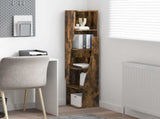 Corner Cabinet 27.5x27x140cm Engineered Wood Smoked Oak 889870
