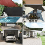 ZNTS Sunshade Sail 160 g/m² Beige 4.5x4.5 m HDPE 311112