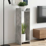 Plant Stand with Shelf 2 pcs Concrete Grey 30 x 30 x 100 cm 899569