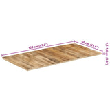 Table Top Solid Mango Wood 15-16 mm 120x60 cm 286014