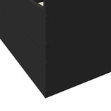 Bed Frame Black Engineered wood Double Storage Bed Frame 3280280