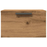 Wall-mounted Bedside Cabinet Artisan Oak 34x30x20 cm 856981