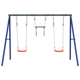 Outdoor Swing Set with Swings and Trapeze 3283599