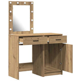 Dressing Table 2 pcs Brown 50 x 41 x 135 cm Engineered wood 3334244