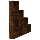 Book Cabinet Smoked Oak 155x24x160 cm 815360