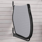 Saddle Pad Rack 3 Arms Black Iron 172459