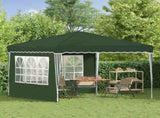 Pop-up Party Tent 288 x 288 x 245 cm Green Oxford Fabric 42019761