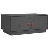 Coffee Table Grey 80x50x35 cm Solid Wood Pine 818252