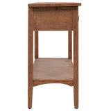 Console Table Solid Fir Wood 126x40x77.5 cm Brown 246122