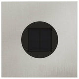 Solar Led Pathway Light 2 pcs Silver Stainless Steel 879713