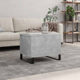Coffee Table Concrete Grey 60x44.5x45 cm Engineered Wood 830960