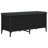 Storage Bench Black 102x42x45 cm Engineered Wood 835147