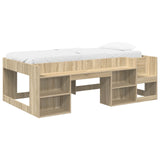 Kids'Bed Frame with Storage Sonoma Oak 98.5 x 200 cm 3422613