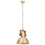 Industrial Hanging Lamp 25 W Brass Round 30 cm E27 320533