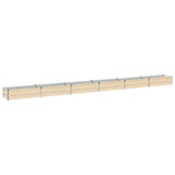 Raised Garden Bed Ivory 480 x 40 x 24 cm cold-rolled steel 8006370