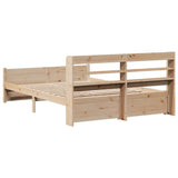 Bed Frame with Headboard without Mattress 135x190 cm Double 3306752