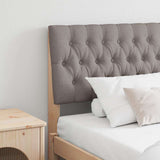 Upholstered Headboard Taupe 180 cm Solid Pine Wood 879327