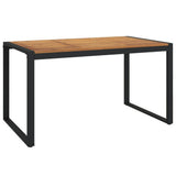 7 Piece Garden Dining Set Solid Wood Acacia and Metal 3155407