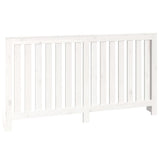 Radiator Cover White 153x19x84 cm Solid Wood Pine 822577