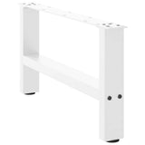 Coffee Table Legs White 2 pcs 60x cm Steel 4013265