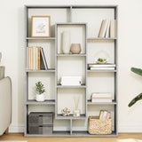 Book Cabinet Concrete Grey 102x29x143 cm Engineered Wood 3310301