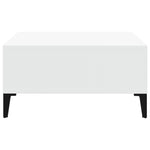 Coffee Table White 60x60x30 cm Engineered Wood 805986